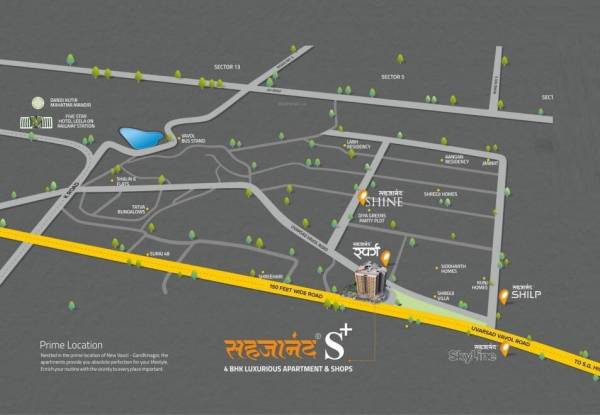  sahjanand-s-plus Location Plan