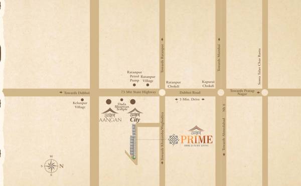  akshar-prime Location Plan