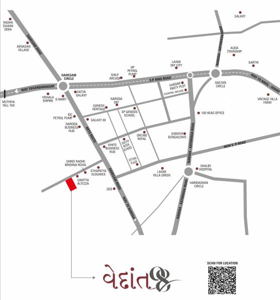  vedant-98 Location Plan