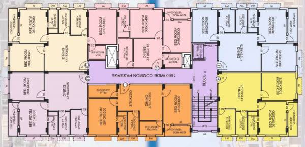  mohar-kunja Typical Block 2 Cluster Plan