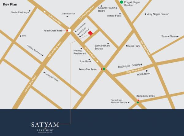  satyam-apartment Location Plan