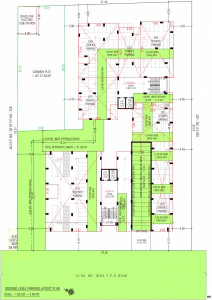  pride-homes A, B Ground  Cluster Plan