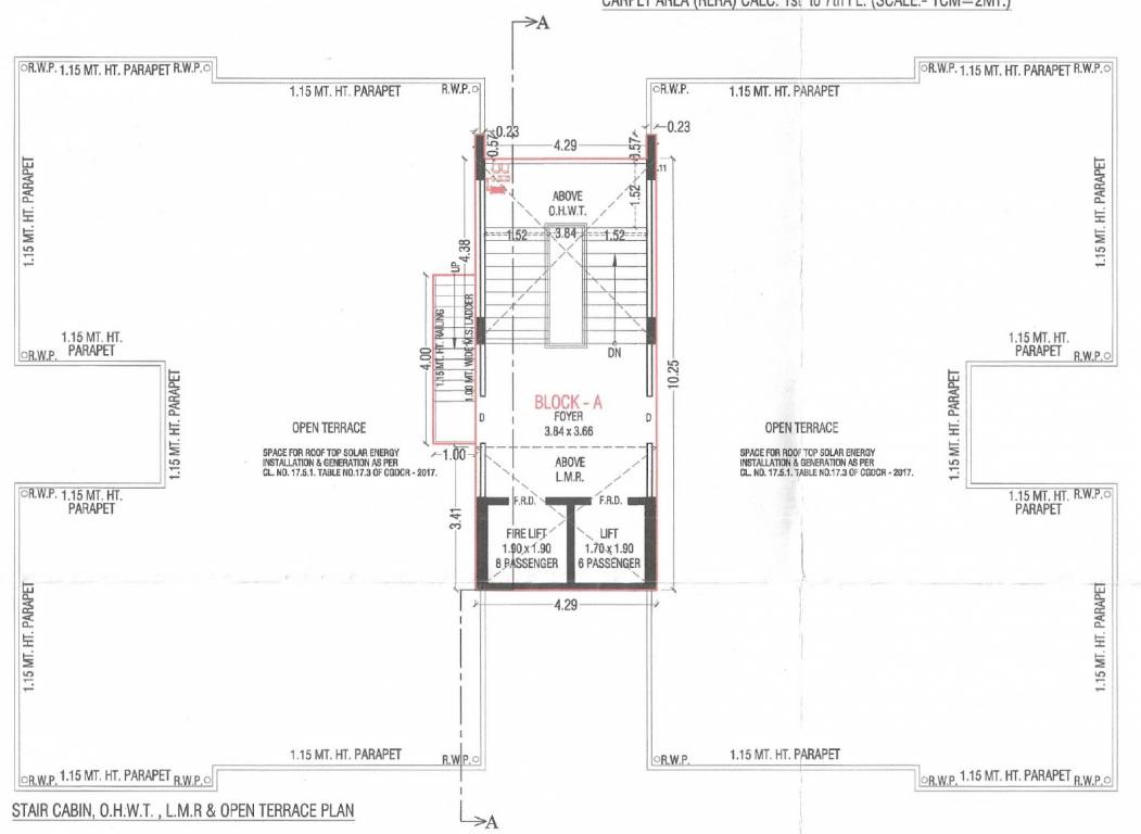  shyam parisar Block  A Terrace Cluster Plan