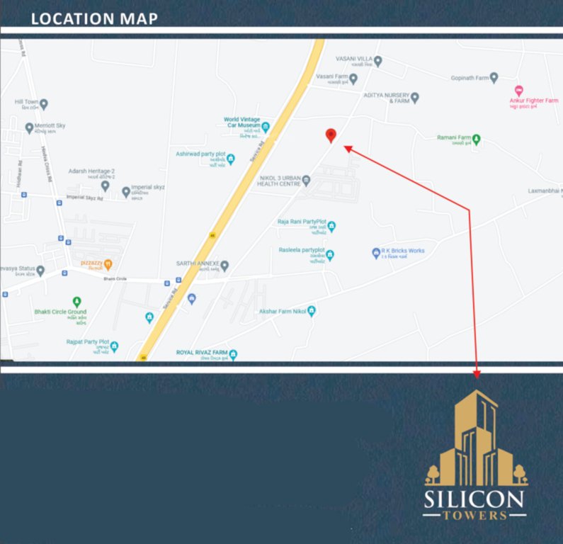  silicon towers Location Plan