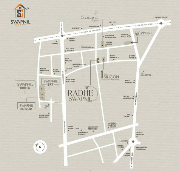  radhe-swapnil Location Plan