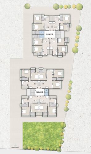  hammash-residency-block-a-and-c Block A And C Cluster Plan From 1st To 6th Floor