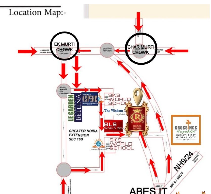 homes villa Location Plan