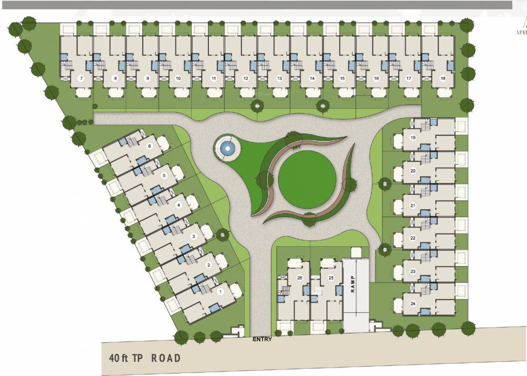  apricity bungalows Layout Plan