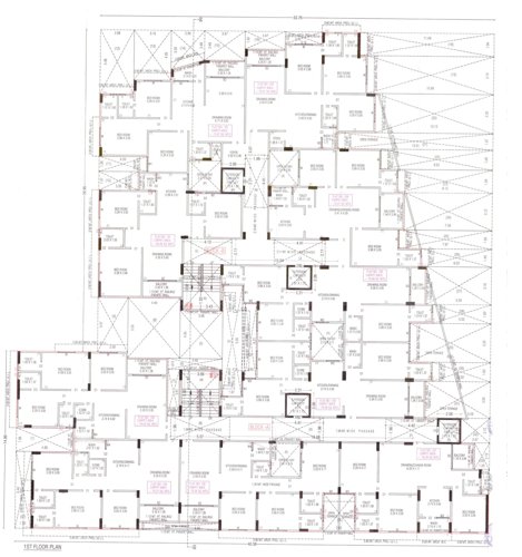  shoolin-exotica Block A And B Cluster Plan for 1st Floor