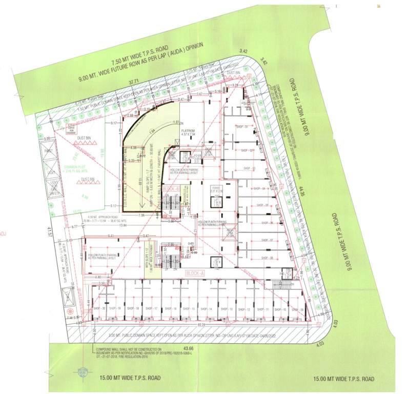  shoolin exotica Block A And B Cluster Plan for ground Floor