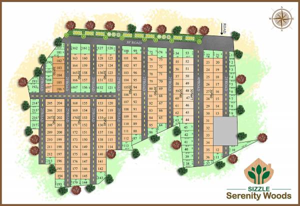  serenity-woods Layout Plan