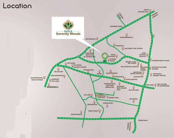  serenity-woods Location Plan