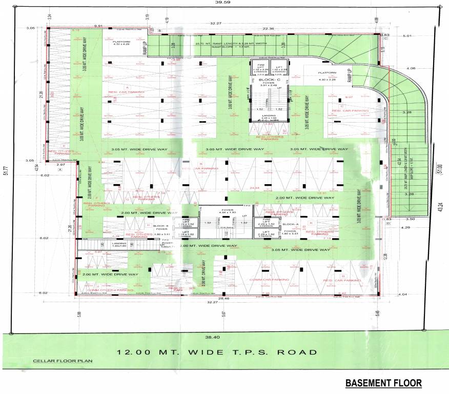  al hamd ii A, B, C Basement Cluster Plan