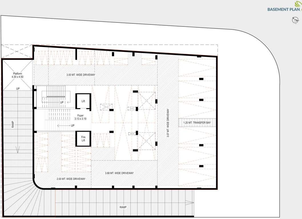  suryansh serenity Block  A  Basement Cluster Plan