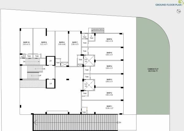  suryansh-serenity Block- A Cluster Plan For Ground Floor