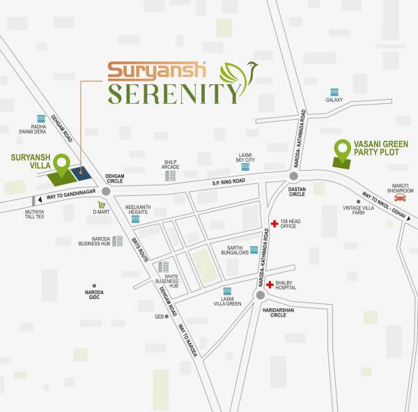  suryansh-serenity Location Plan