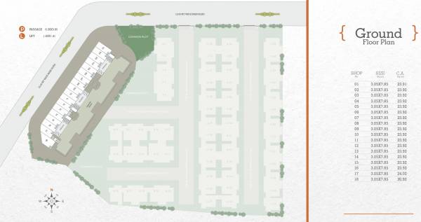  prarambh-phase-ii A, B, C Cluster Plan For Ground