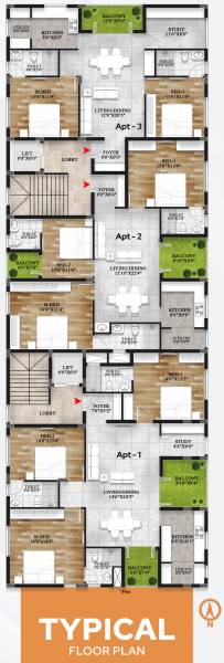  aura Swathi Aura Typical Cluster Plan