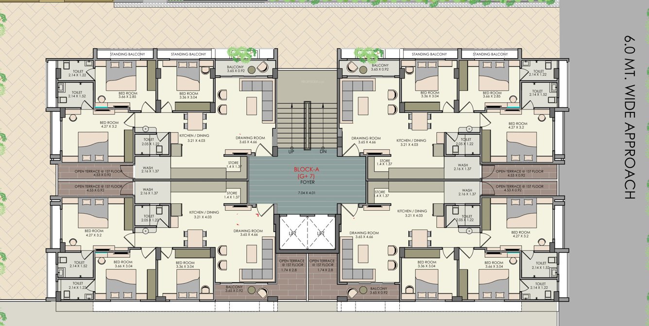 maruti icon A Cluster Plan For 1st Floor