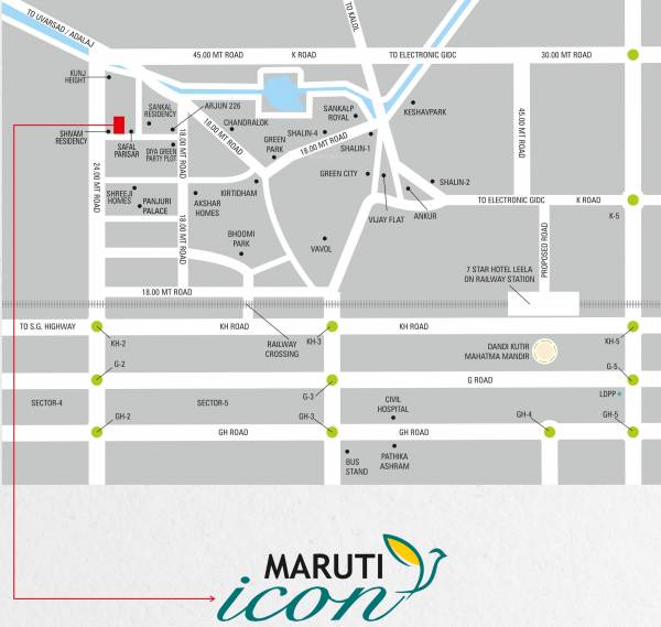  maruti-icon Location Plan