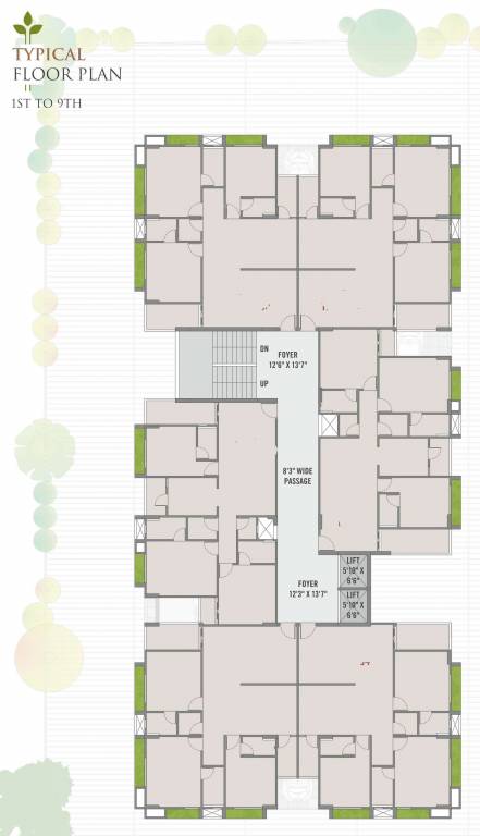  akira 60 A Cluster Plan From 1st To 9th Floor