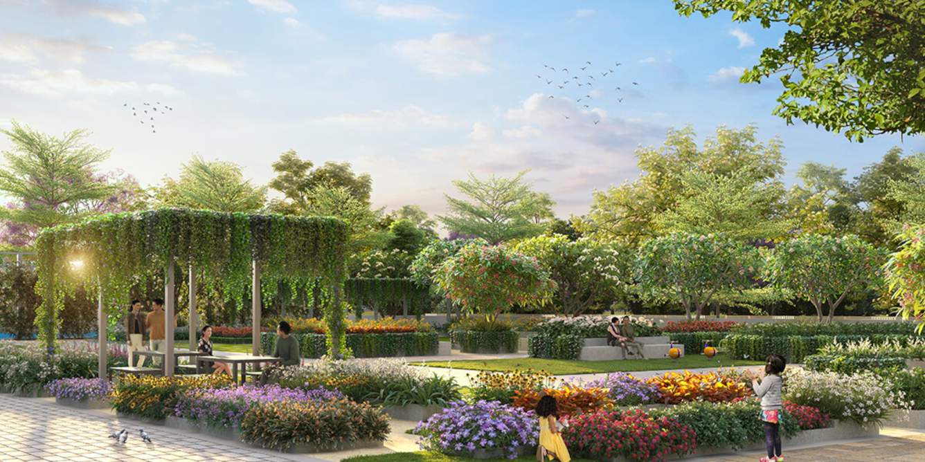 soul godrej ananda Landscape Garden and Tree Planting