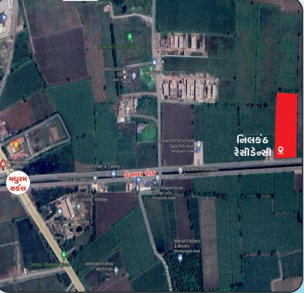  nilkanth-residency Location Plan