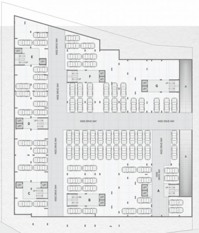  yogeshwar homes 2 Block A,B,C,D,E,F,G Cluster Plan For Basement