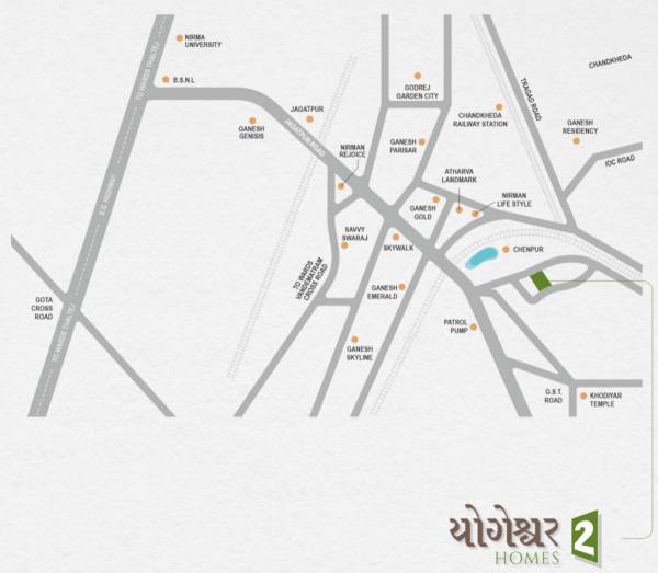  yogeshwar-homes-2 Location Plan