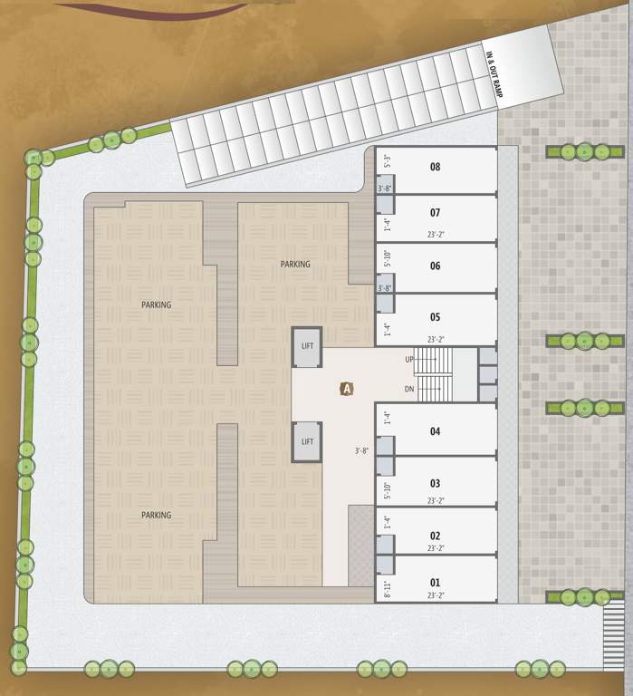 mangalya vatika Mangalya Vatika Cluster Plan For Ground Floor