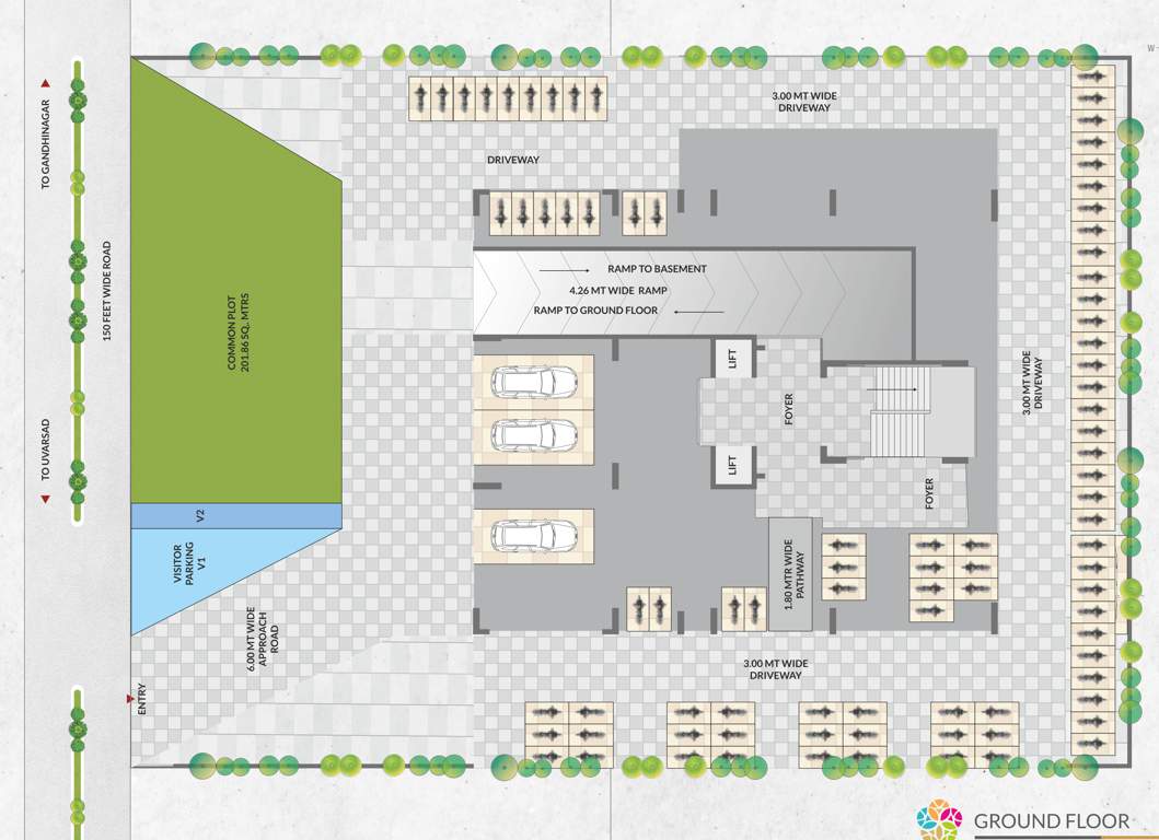  the spenta serenity The Spenta Serenity Cluster Plan for ground Floor