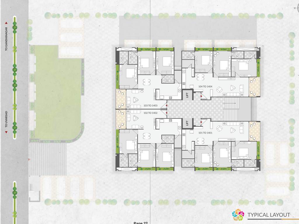  the spenta serenity The Spenta Serenity Cluster Plan from 1st to 13th Floor