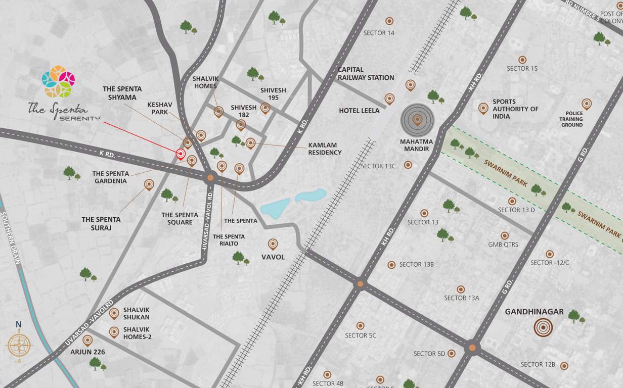  the spenta serenity Location Plan