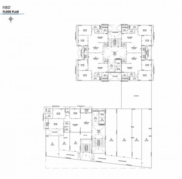  elegance Block A And B Cluster Plan for 1st Floor