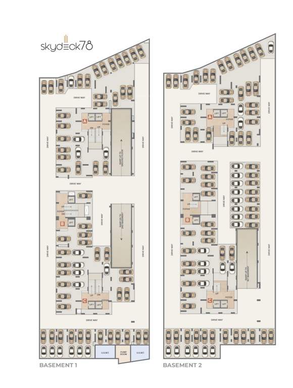  skydeck 78 Block A Cluster Plan