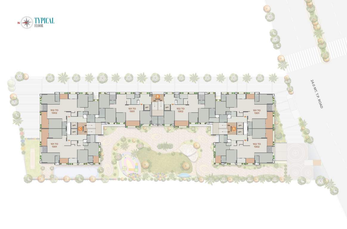  skydeck 78 Block A Cluster Plan