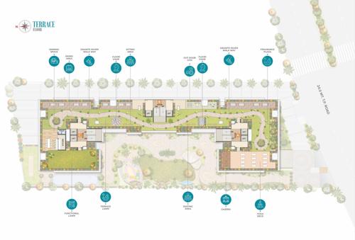  skydeck-78 Block A Cluster Plan