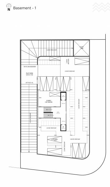  emerald-44 Emerald 44 Cluster Plan for Basement 1 Floor