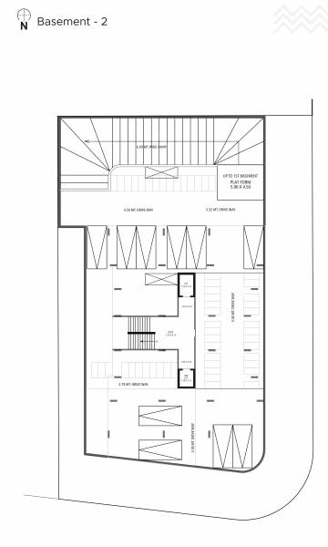  emerald-44 Emerald 44 Cluster Plan for Basement 2 Floor