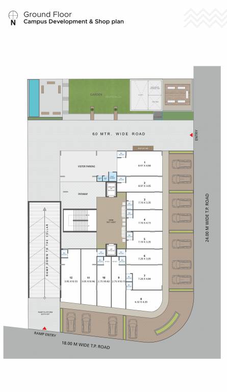  emerald 44 Emerald 44 Cluster Plan for ground Floor