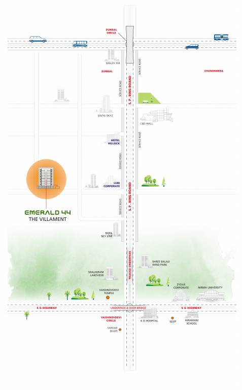  emerald 44 Location Plan