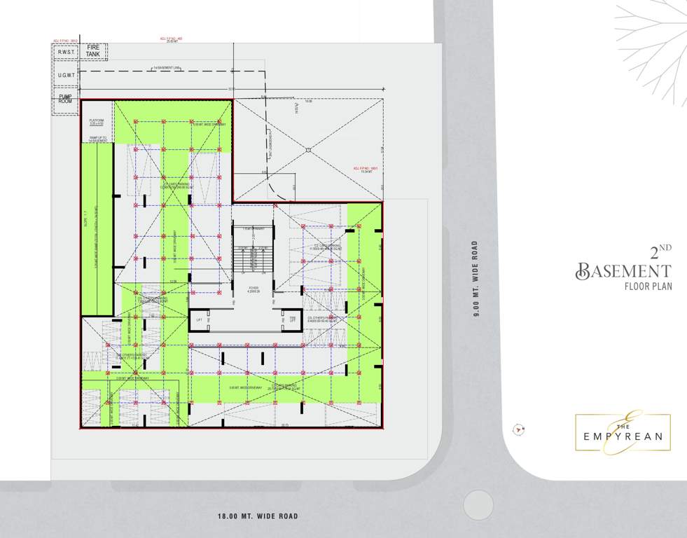  the empyrean The Empyrean Cluster Plan for Basement 2 Floor