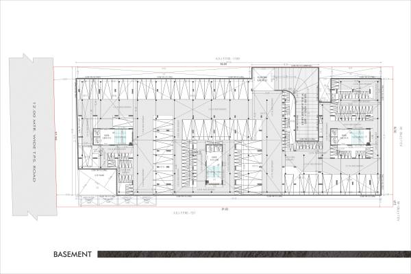  manor Block A, B And C Cluster Plan for Ground  Floor