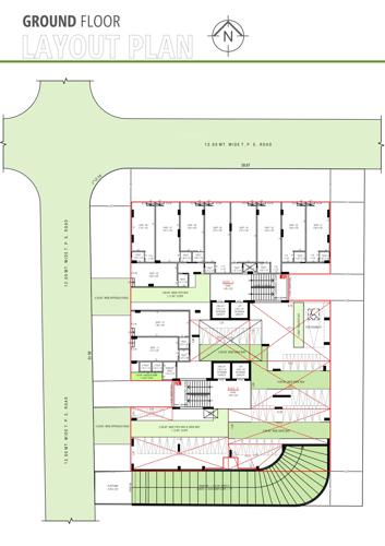  sivana-greens Block A And Block B Cluster Plan for ground Floor