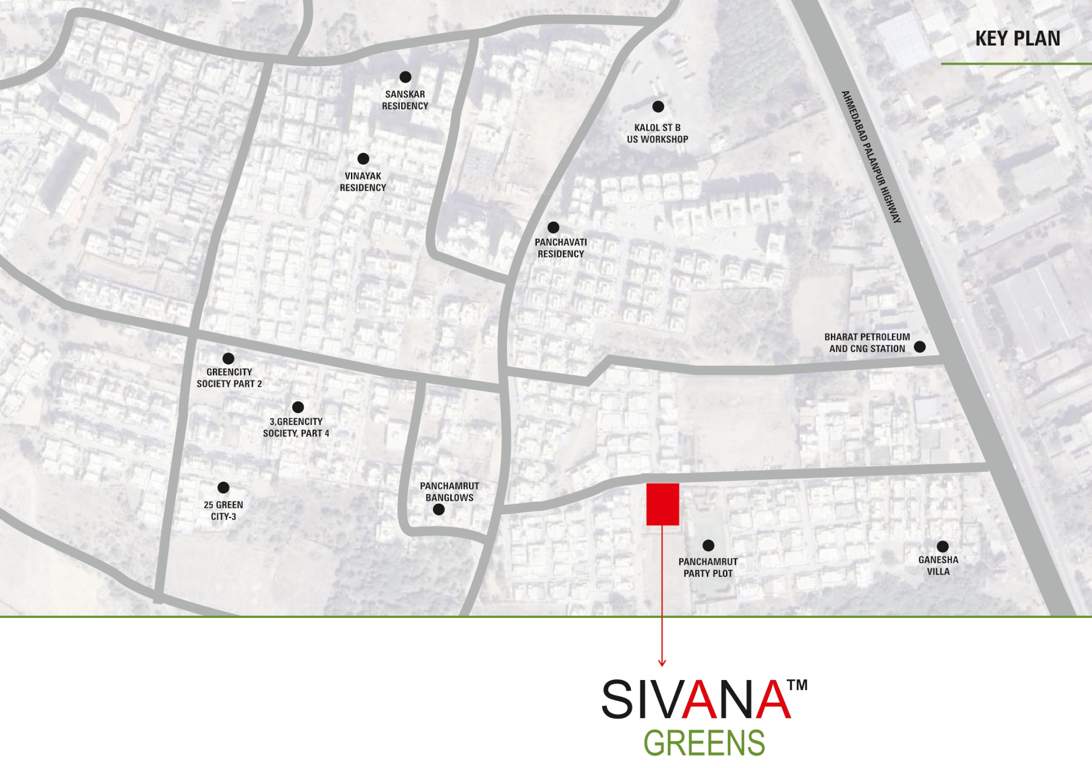  sivana greens Location Plan
