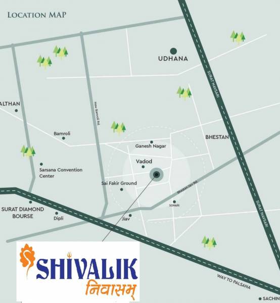 Location Plan shivalik-nivasam Location Plan