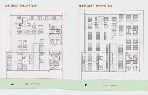 Block A, B, C And D Cluster Plan for Basement 1 And 2 Floor veer-swastik-hills Block A, B, C And D Cluster Plan for Basement 1 And 2 Floor