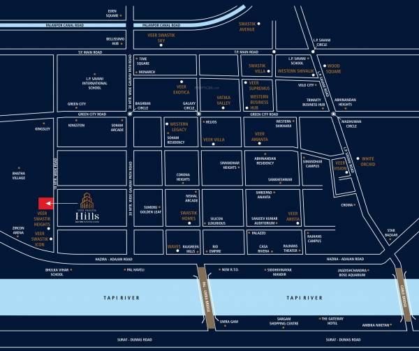 Location Plan veer-swastik-hills Location Plan