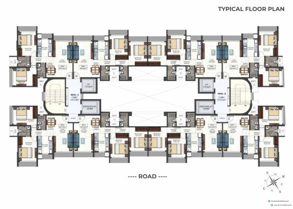  nirmalam Wing A And B Cluster Plan