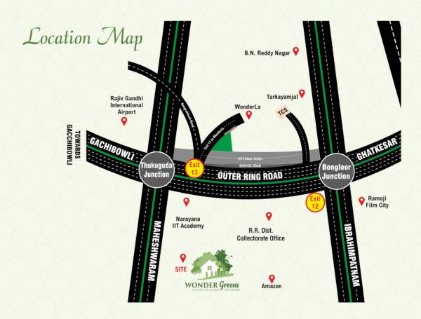  wonder-greens Location Plan